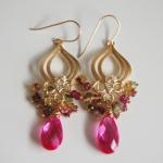 Hot pink Quartz And Multi T..