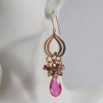 Hot pink Quartz And Multi T..