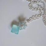Rare Blue square chalcedony..