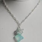 Rare Blue square chalcedony..