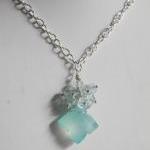 Rare Blue square chalcedony..