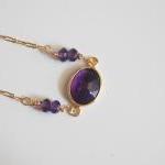 Dark Purple Amethyst bezel ..
