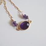 Dark Purple Amethyst bezel ..