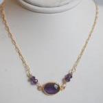 Dark Purple Amethyst bezel ..