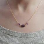 Dark Purple Amethyst bezel ..