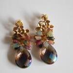 Labradorite and multi tourm..