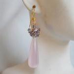 Baby Pink Quartz and Iolite..