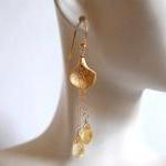 Citrine and Calla lily conn..