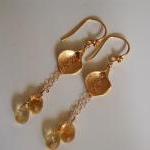 Citrine and Calla lily conn..