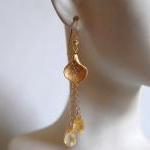 Citrine and Calla lily conn..