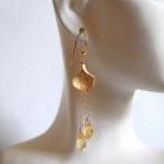Citrine and Calla lily conn..