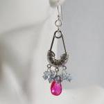 Hot Pink Quartz and Iolite ..